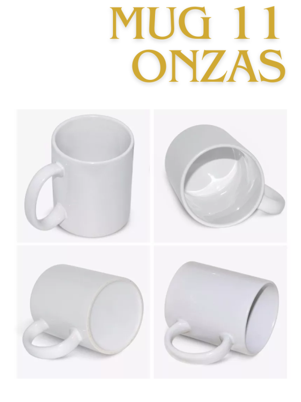 Mug Blanco 11 oz – Especial para Sublimación