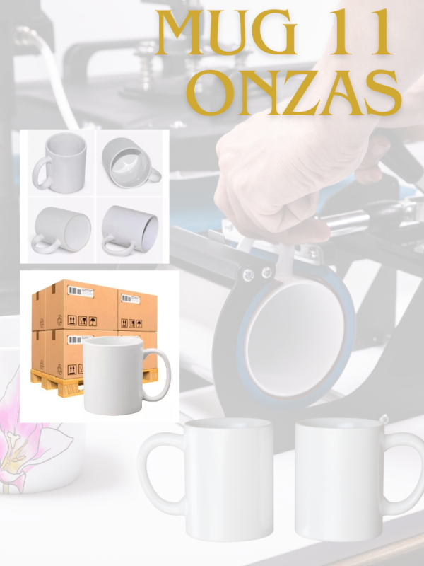 Mug Blanco 11 oz – Especial para Sublimación