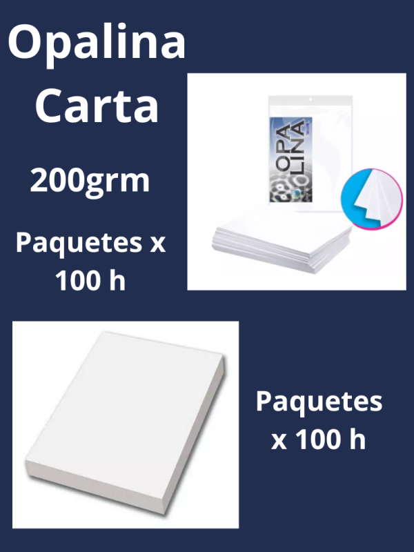 Opalina Carta X 100 Hojas