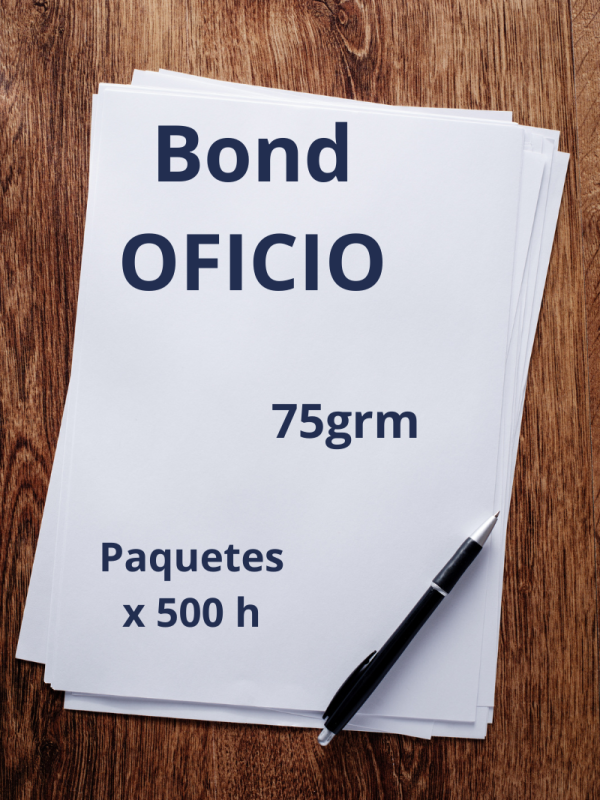 Resma Papel Oficio Reprograf X 500 Unidades