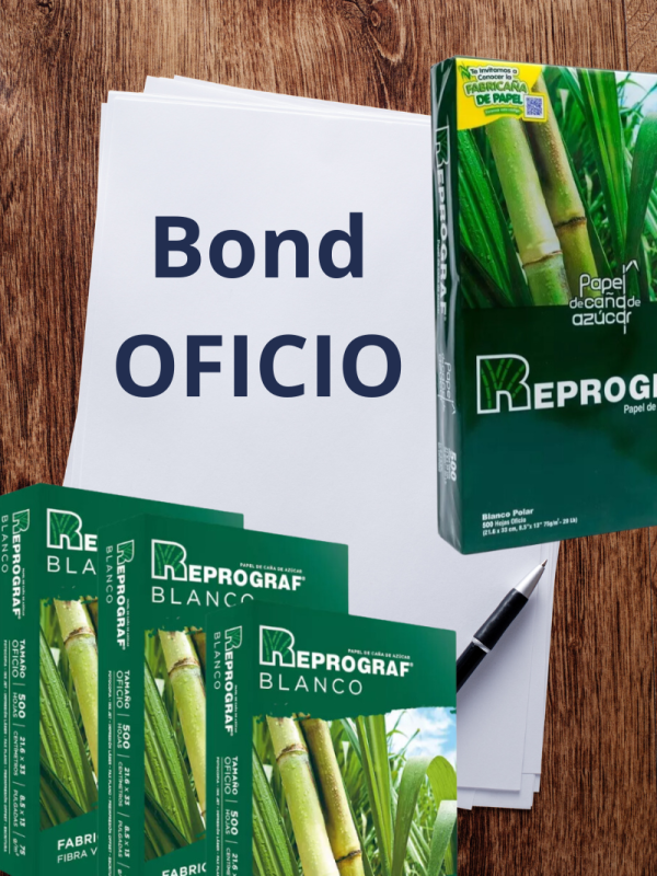 Resma Papel Oficio Reprograf X 500 Unidades
