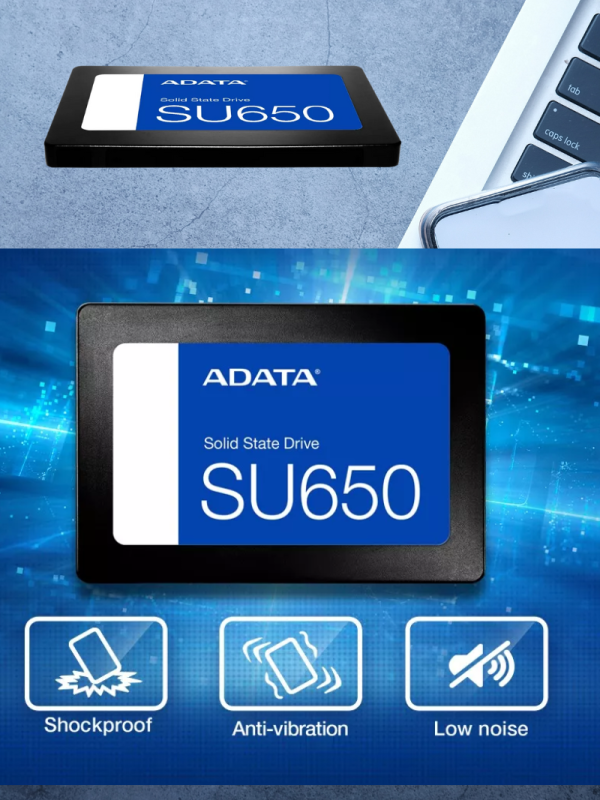 Disco sólido SSD interno Adata Ultimate SU650 ASU650SS-240GT 240GB