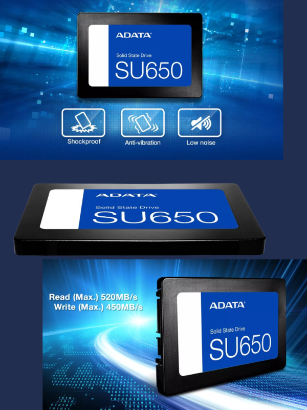 Disco sólido SSD interno Adata Ultimate SU650 ASU650SS-240GT 240GB