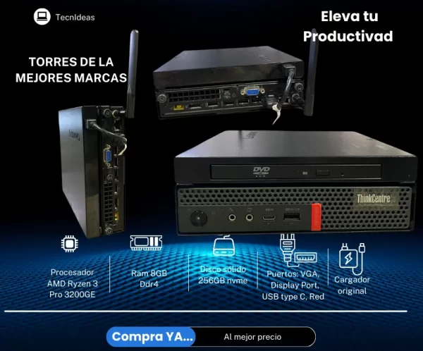 1 (1) Lenovo ThinkCentre Ryzen 3 Pro