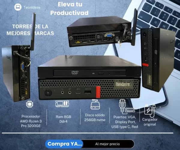 2 (1) Lenovo ThinkCentre Ryzen 3 Pro