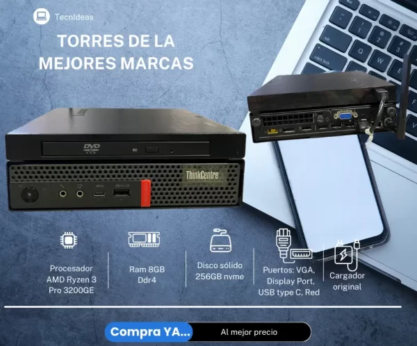 3 (1) Lenovo ThinkCentre Ryzen 3 Pro